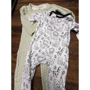 Magnetic Me Sleeper Lot (2) – 6–9M & 18–24M – Organic Cotton – Magnetic